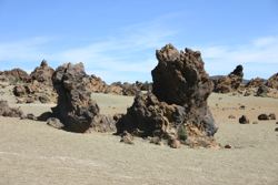 Lava Gestein im Teide Nationalpark