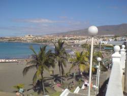 Totale vom Playa de San Marcos, Teneriffa Badestrand